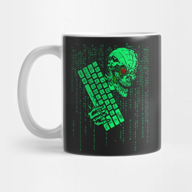 Computer Code Monster Hacker Gamer Coder by Xeire